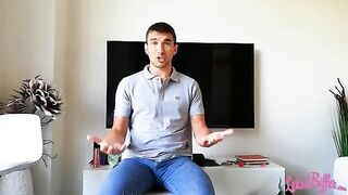 A cute girl came to get a job, she was fucked in the chair