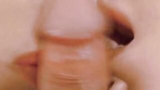 Close-up double blowjob compilation with intense Asian beauty ZIAxBITE
