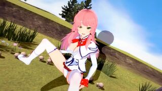 Hentai Flare Arlgrande gets fucked and sucks for the first time in POV