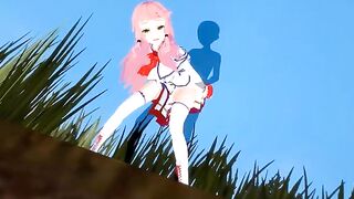 Hentai Flare Arlgrande gets fucked and sucks for the first time in POV