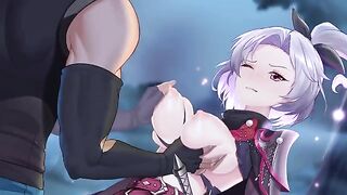 A contract killer girl gets her hole filled with cum
