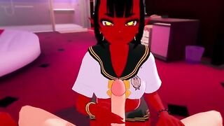 You invited a succubus home, now she wants to fuck you