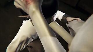 SCP-096 breach containment allows fucking a busty girl in 3D