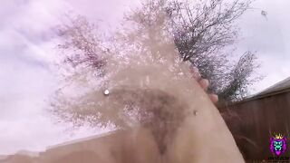 Hot stepmom with big ass cheats on her hubby by the pool