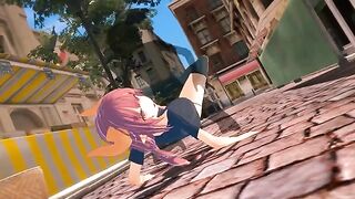 Kobayashi and Iruru have a date with an invisible guest