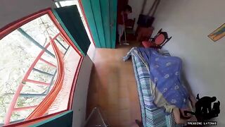 A cute maid got fucked by a horny tourist in the hostel