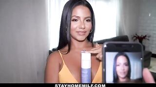 Naughty MILF Rose Monroe lets her stepson take naked pics for OnlyFans
