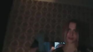 A stepmom fucks with the son after the party, showcasing a sloppy blowjob