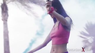 Skinny babe Eliza Ibarra gets her pussy smashed by Karl Toughlove
