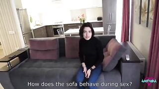 A hot girl realtor cheats on her husband with a client in steamy 4K