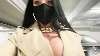 Babe fucked outdoors in a real life POV style