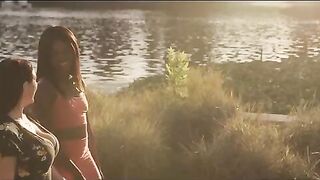Passionate lesbian sex with stunning babe Ana Foxxx and Angela White in HD