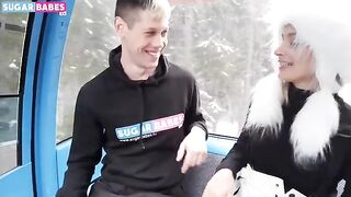 A pair enjoy public sex in a park setting with Christy White