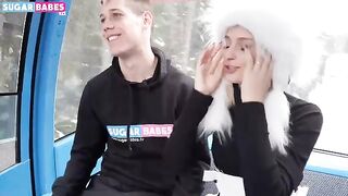 A pair enjoy public sex in a park setting with Christy White
