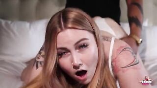 PAWG Gracie Squirts gets her asshole gapped by BBC