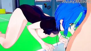 Xenovia Quarta getting fucked by a huge cock in High School DxD
