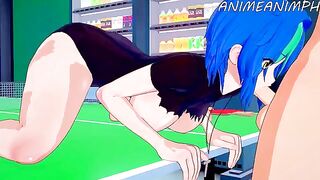 Xenovia Quarta getting fucked by a huge cock in High School DxD