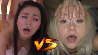 Who is better in hardcore action? Rae Lil Black or Marilyn Sugar? Watch and decide!