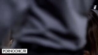 Submissive beauty Claire Castel caught in a sensual orgy with Lana Rhoades