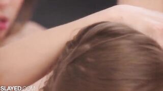 Two stunning roommates, Gianna and Sky Bri, are engaged in passionate intimacy