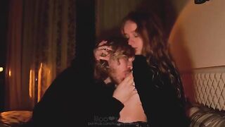 A man made creampie for his girlfriend in a romantic, hardcore scene