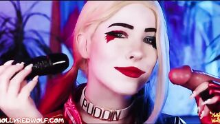 A big dick for the crazy, Harley Quinn-inspired MollyRedWolf