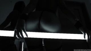 Adriana Chechik gets her asshole gapped in the chamber of shame
