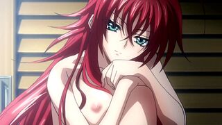 Rias Gremory welcomes her new servant in a steamy hentai JOI scene