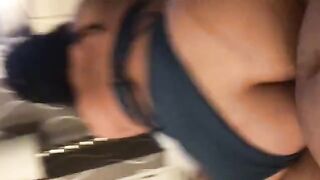 Asian mom with big ass gets her pussy railed in Miami by horny stud J