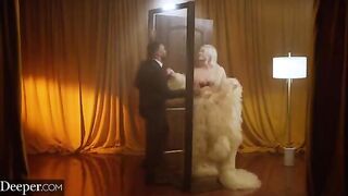 A gorgeous bride Vic Marie has a steamy affair in HD