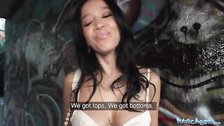 Natural beauty Asia Vargas fucked outdoors for cash in a steamy Public Agent scene