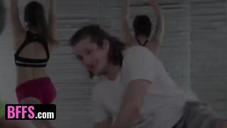 A yoga master has sex with his teacher and students during the lesson