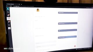 Fella filmed on camera his first sex with a pretty girl from the dating site