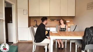 Real estate agent fucked for rent discount by hot slut