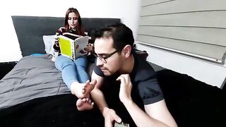 My guys have a secret fetish for feet, and they’re eager to indulge