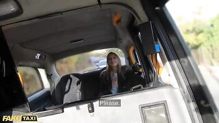 Jayla De Angelis, sexy passenger, gets wild in fake taxi action