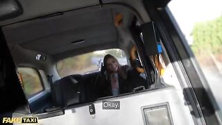 Jayla De Angelis, sexy passenger, gets wild in fake taxi action