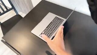 A hot teacher with glasses gets fucked hard and cummed on her specs
