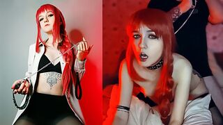 Makima lost control of her pet Chainsaw Man in a daring cosplay scene
