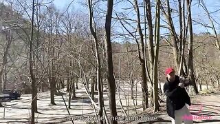 A day with Kleomodel ended with sex in the wood