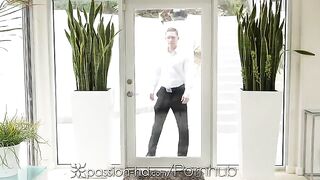 The real estate agent has to fuck to sell the house