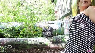 German scout picked up Turkish mature for hardcore sex on the street