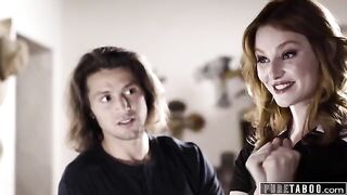 Husband fucked by a redhead in remembrance of the past