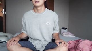 Femdom Facesitting with the hottest girl, intense handjob action