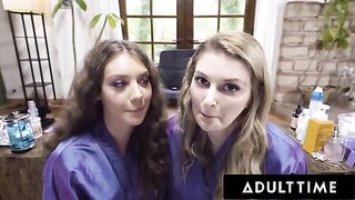 Lesbian hair stylist Elena Koshka seduces client Bunny Colby