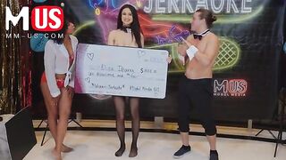 Hot celebrity Eliza Ibarra rides Jay Romero’s cock in a steamy game