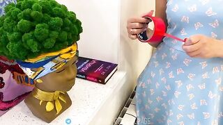 A stepson without brains fucks his stepmom without a condom