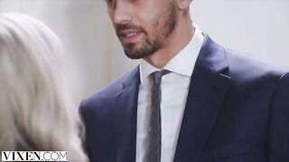 A gorgeous blonde babe, Lilly, gets a sweet surprise in return for her kindness