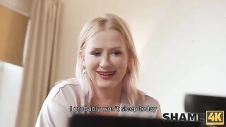 A mature woman has to shut her mouth for sex with a camgirl