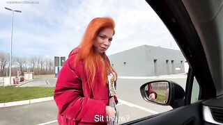 I was fucked by a stranger in the car for cum